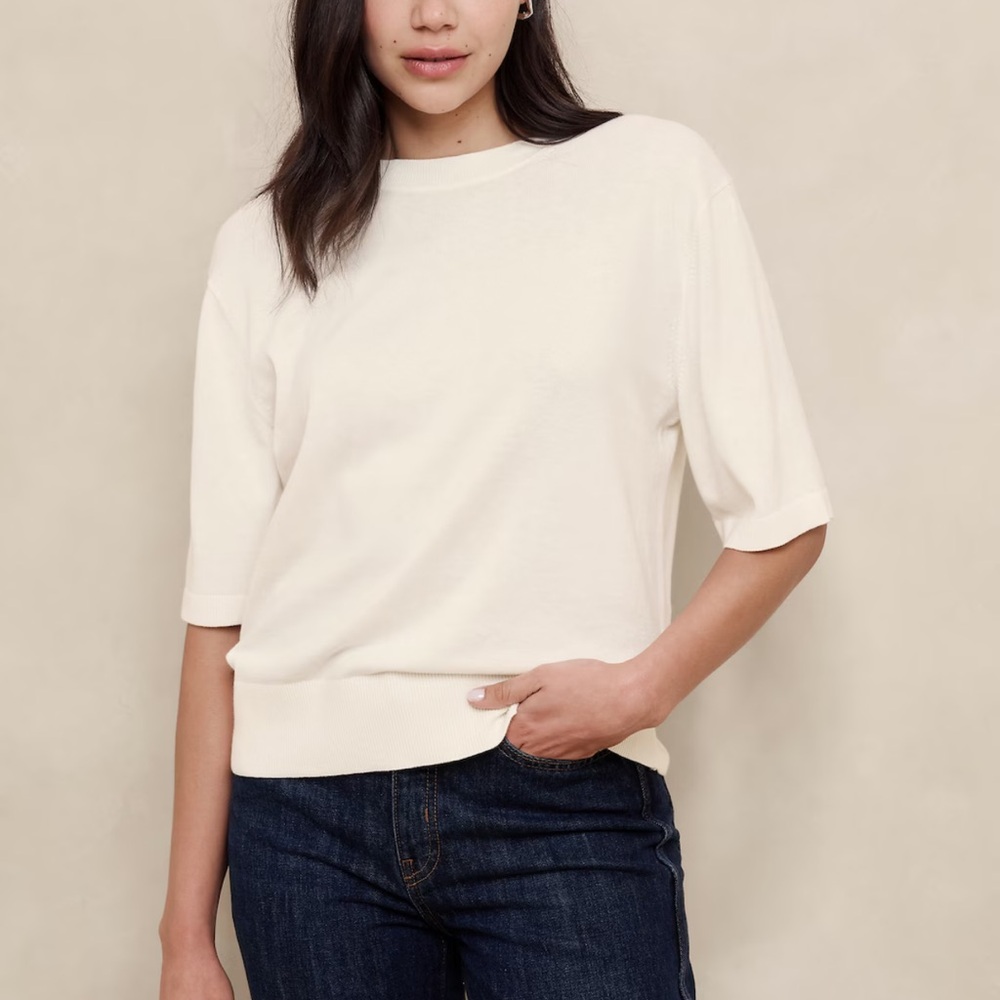 Summer Short Sleeve Sweater